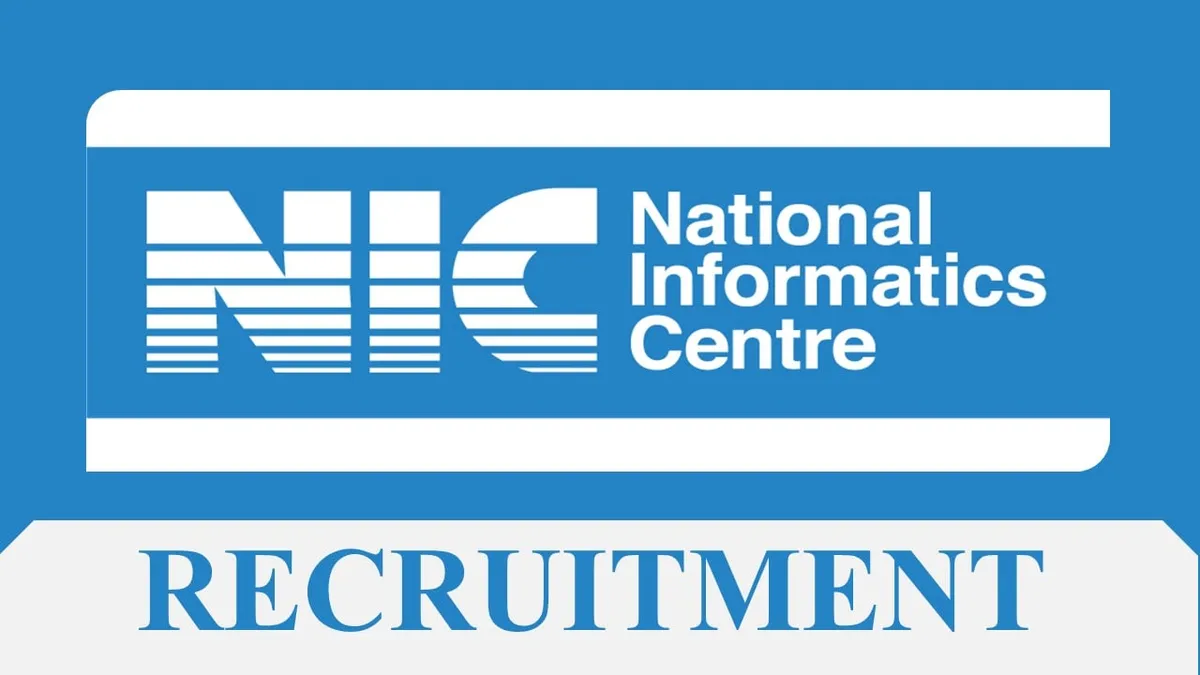 NIC Recruitment 2023 - National Informatics Center(NIC)