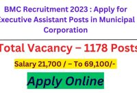 BMC Recruitment 2023 - Brihanmumbai Municipal Corporation(BMC)