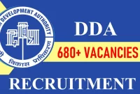 DDA Recruitment 2023 - Delhi Development Authority(DDA)