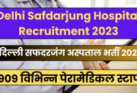 सफदरजंग अस्पताल में नौकरी पाने का शानदार अवसर 900 से अधिक पदों निकली देखे सारी जानकारी