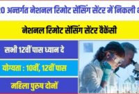 राष्ट्रीय रिमोट सेंसिंग सेंटर में निकली नई भर्ती देखे आवेदन से जुड़ी सारी जानकारी